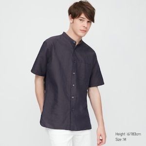 Uniqlo Men’s Linen Cotton Short-Sleeve Shirt